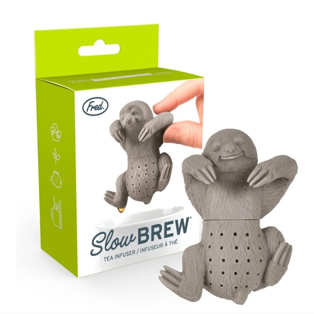 Fred Slow Brew Sloth Tea Infuser - Gray NEW